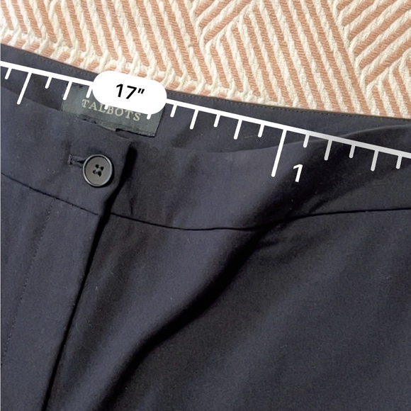 NWT Talbots Heritage Trousers 12 Black - Picture 5 of 8